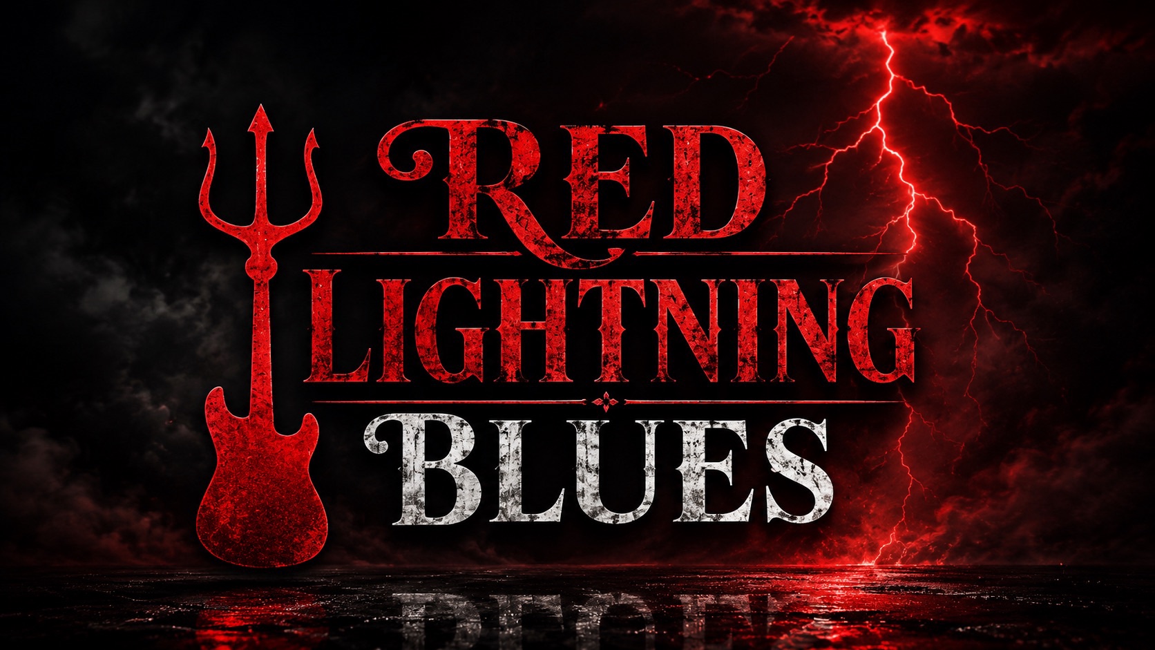 Cover artwork for Red Lightning Blues, a free live blues-rock guitar session by Patrick Spicer Cassidy.